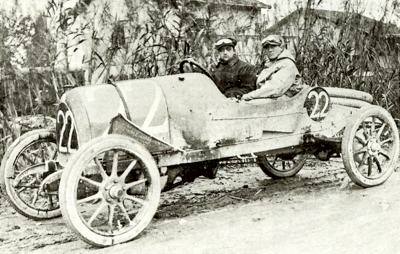 1919 CMN waiting for the start of the Targa Florio